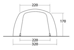 Outwell Odessa 5 Tent 2023 Campaign Special -Cheap Awning Store 34473 4