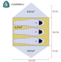 Sierra Designs Clearwing 3 Tent - Each -Cheap Awning Store 34684 4