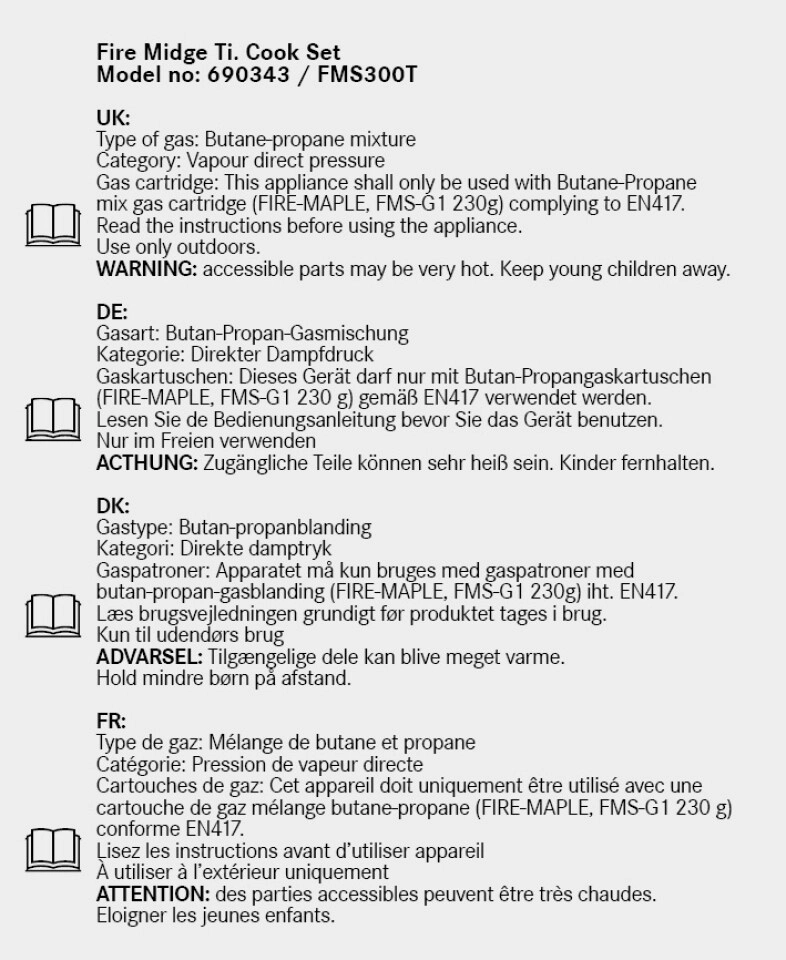 Robens Fire Midge Ti. Cook Set 14 Robens Fire Midge Ti. Cook Set - Image 14