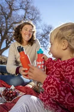 Klean Kanteen Kid Classic Sippy 355ml Coral Strawberries Bottle - Coral Strawberries -Cheap Awning Store 34828 2