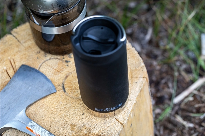 Klean Kanteen Insulated TKWide 12oz (355ml) Black Bottle - With Café Cap 12 Klean Kanteen Insulated TKWide 12oz (355ml) Black Bottle - With Café Cap - Image 12