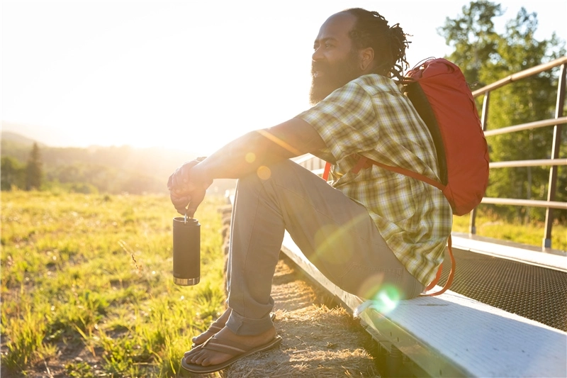 Klean Kanteen Insulated TKWide 12oz (355ml) Black Bottle - With Café Cap 3 Klean Kanteen Insulated TKWide 12oz (355ml) Black Bottle - With Café Cap - Image 3