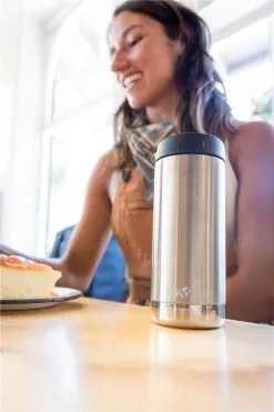 Klean Kanteen Insulated TKWide 12oz (355ml) Brushed Stainless Bottle - With Café Cap -Cheap Awning Store 34835 6