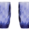 Flamefield Acrylic Tall Ice Tumblers Blue - Pack Of 2