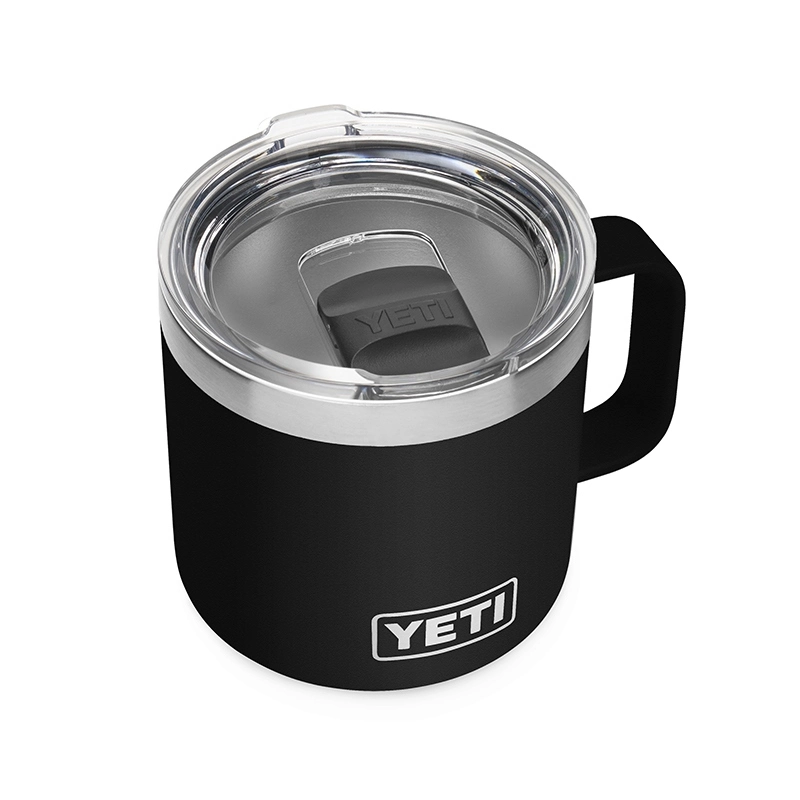 Yeti Rambler 14oz (414ml) Mug With Magslider Lid - Black 2 Yeti Rambler 14oz (414ml) Mug With Magslider Lid - Black - Image 2