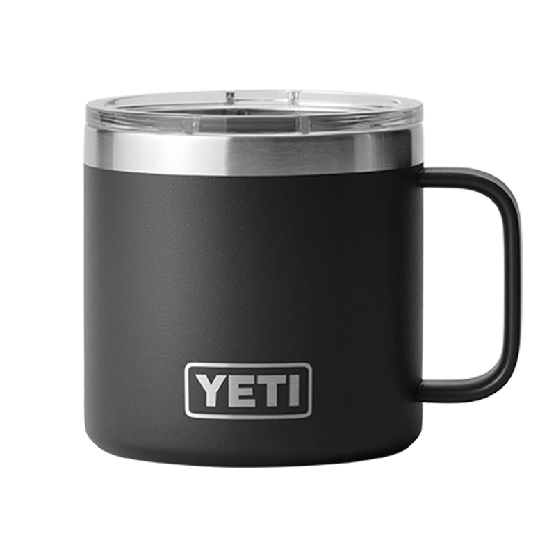 Yeti Rambler 14oz (414ml) Mug With Magslider Lid - Black 1 Yeti Rambler 14oz (414ml) Mug With Magslider Lid - Black