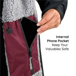 Osprey Adults Long Sleeve Changing Robe - Maroon - XS -Cheap Awning Store 34929 7