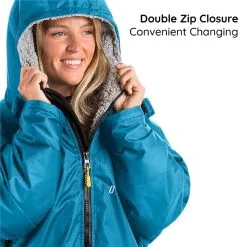 Osprey Adults Long Sleeve Changing Robe - Teal - XS -Cheap Awning Store 34930 5