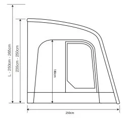 Outdoor Revolution Sportline Air 320L Motorhome Awning 2023 - 250 - 265cm Rail Hight 21 Outdoor Revolution Sportline Air 320L Motorhome Awning 2023 - 250 - 265cm Rail Hight -Cheap Awning Store 34957 6 1