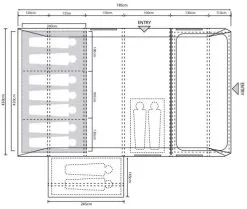 Outdoor Revolution Airedale 7.0SE Tent Package Deal 2023 -Cheap Awning Store 34974 6