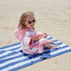 Dock & Bay Cabana Kids Poncho - Age 7 To 10 / Malibu Pink -Cheap Awning Store 34996 10