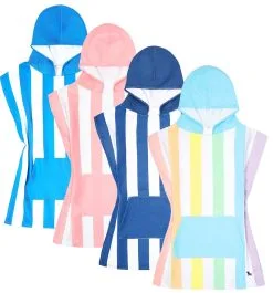 Dock & Bay Cabana Kids Poncho - Age 7 To 10 / Malibu Pink -Cheap Awning Store 34996 8