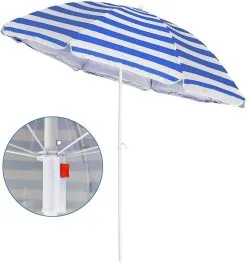 Redwood Leisure 1.7m Tilting Beach Parasol - Each -Cheap Awning Store 35010 5