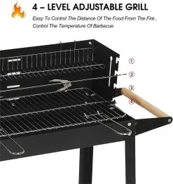Redwood Leisure Charcoal BBQ Gill - Each -Cheap Awning Store 35017 4