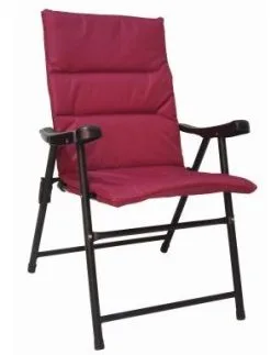 Redwood Leisure Padded Folding Camping Chair - Black -Cheap Awning Store 35022 2