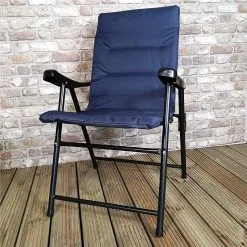 Redwood Leisure Padded Folding Camping Chair - Black -Cheap Awning Store 35022 3