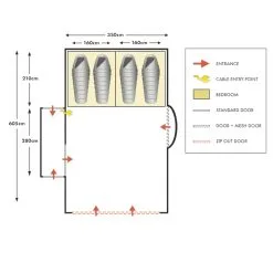 Khyam AirTek Kamper Pro 5 Air Drive Away Campervan Awning 2023 - Each -Cheap Awning Store 35083 1 1