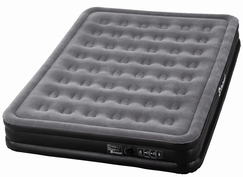 Outwell Flock Excellent King Airbed - Grey/Black 1 Outwell Flock Excellent King Airbed - Grey/Black
