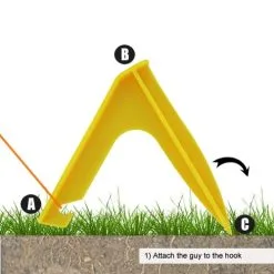 Delta Ground Anchor Ultimate Tent Peg - Each -Cheap Awning Store 7008 2